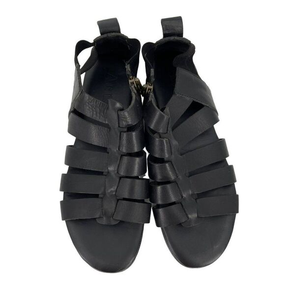 Acne Studios Tour Low Black Leather Greek Cushioned Sandals‎ Men EU 42 US 9 main image 8